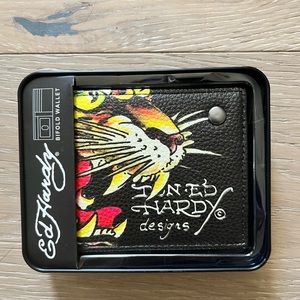 SOLD Ed Hardy Bi-fold Mens Wallet